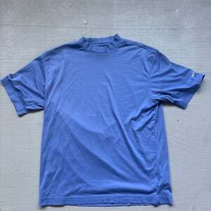 Nike Golf Dri-Fit Mock Neck Performance Short Sleeve T-Shirt